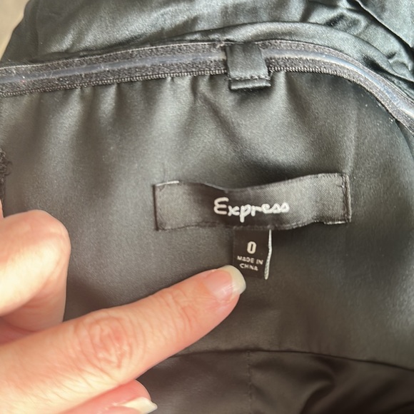 Express Black Mini Dress - Picture 3 of 3